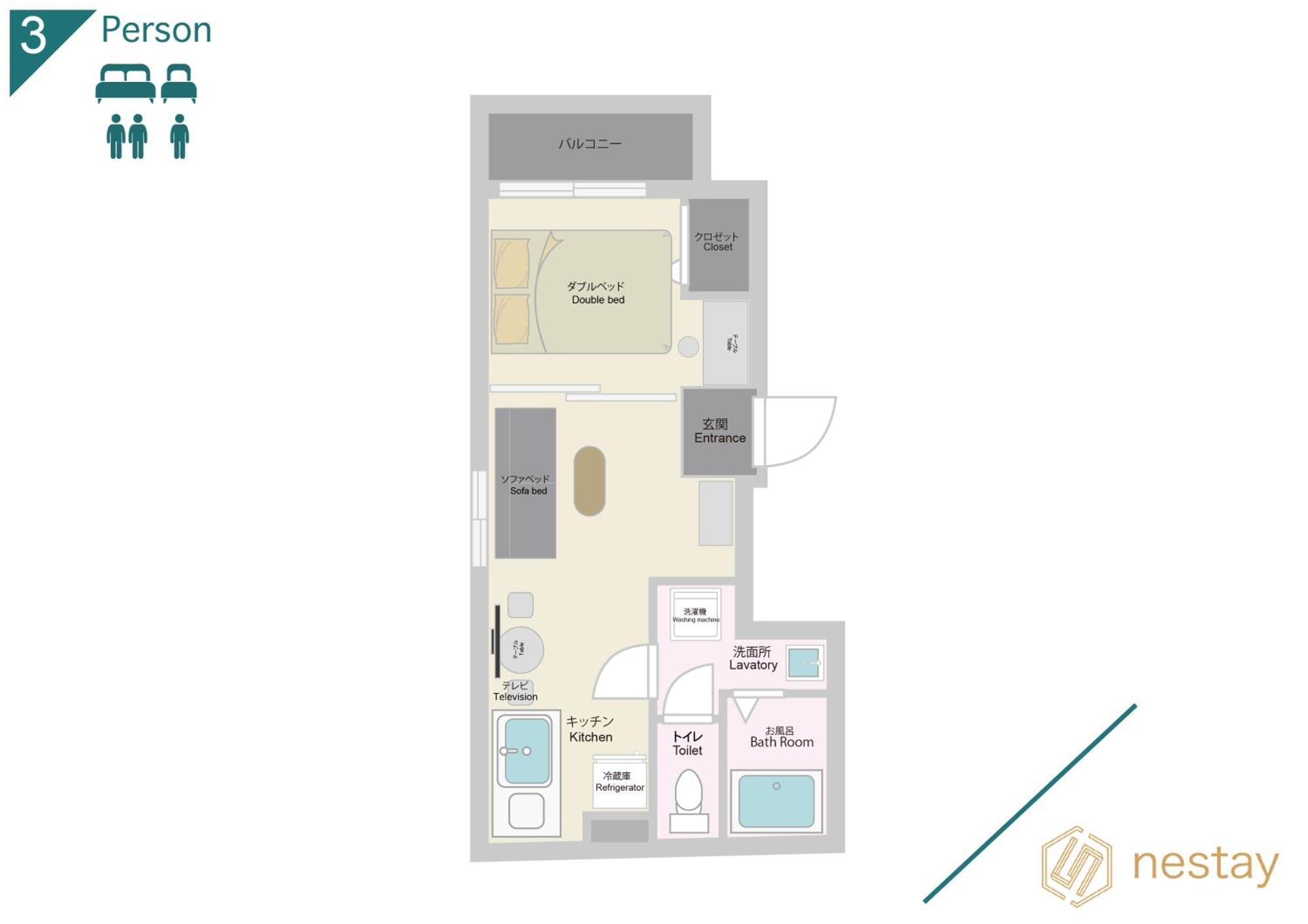 Nestay Inn Tokyo Ueno Экстерьер фото